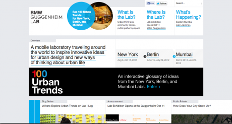BMW Guggenheim Lab — Main Page