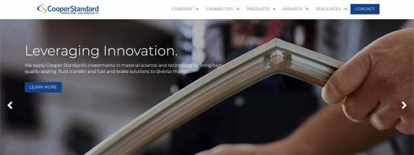 Cooper Standard — Coopers Landing page