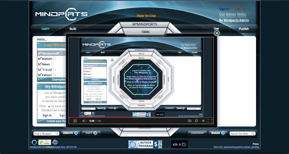 Mindports: Curated, Hierarchical Knowledge Base — Mindports-Video