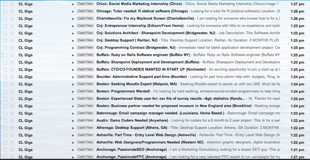 craigslist Data Mining Tool