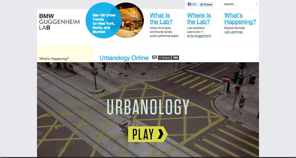 BMW Guggenheim Lab — BGL-Urbanology