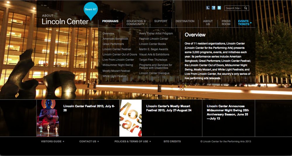 About Lincoln Center