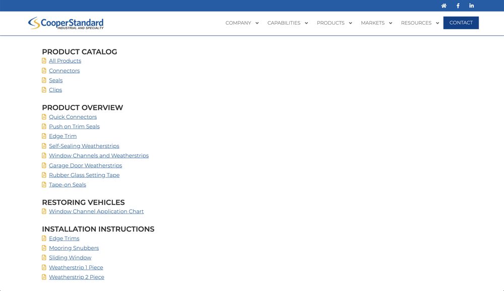 Cooper Standard — Coopers Downloads